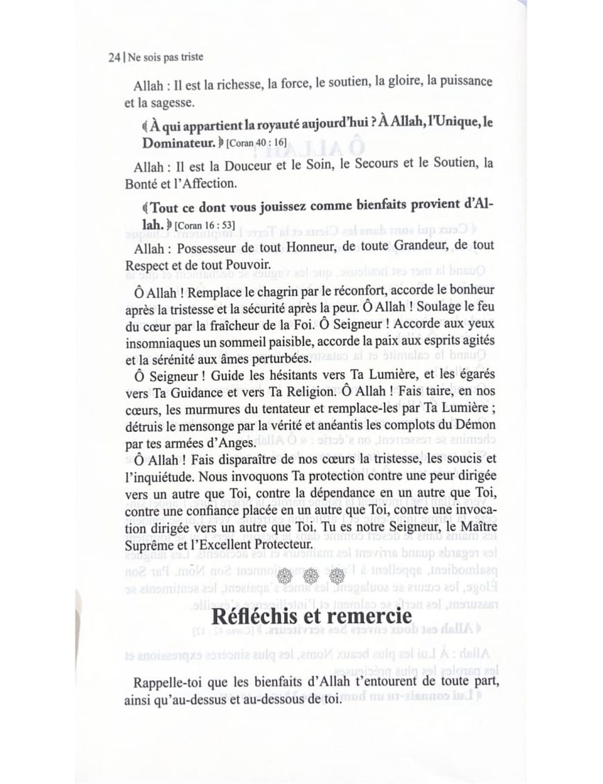 Ne sois pas triste - La Tahzan - Aidh Al Qarni - IIPH - IIPH IIPH Livre Islam Femme 9786035011471 Librairie Musulmane Al-imen