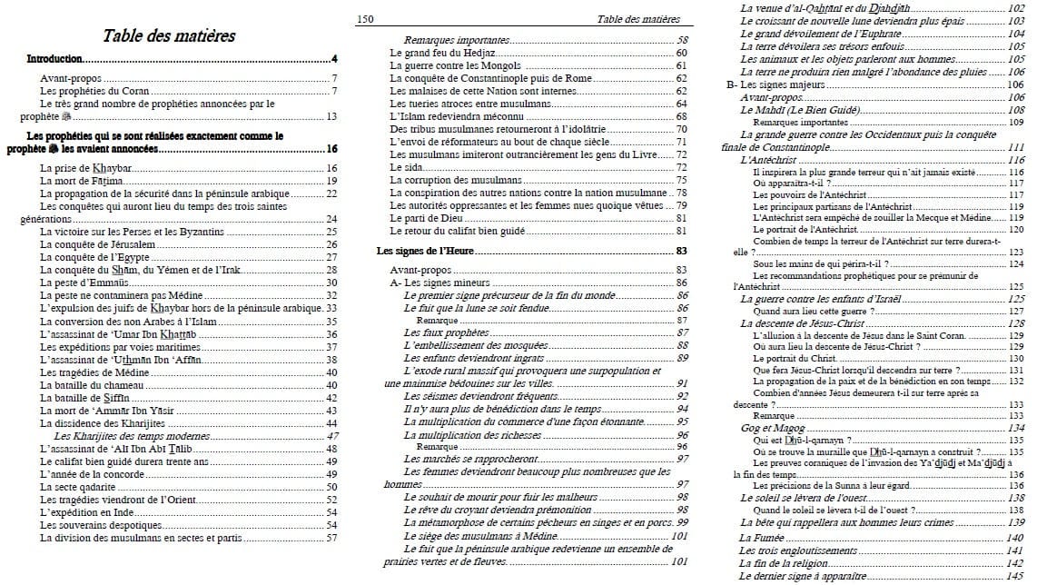Prophéties et Signes de la Fin du Monde — Orientica | Livre Islam Orientica Livre Islam Hadith (Traditions Prophétiques) 9782356350510 Librairie Musulmane Al-imen