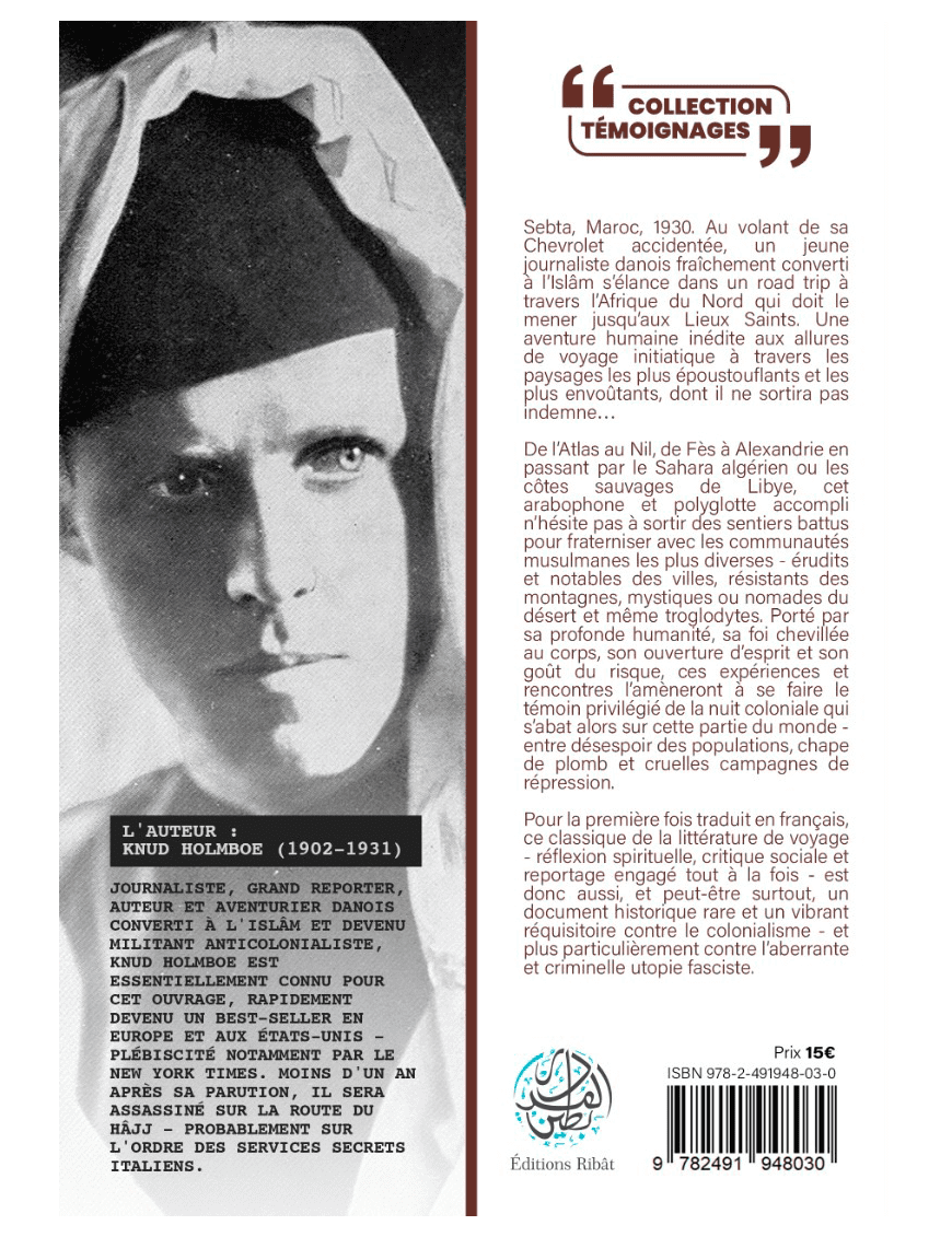 Rencontre(s) avec le Désert - Knud Holmboe - Éditions Ribât - Éditions Ribât