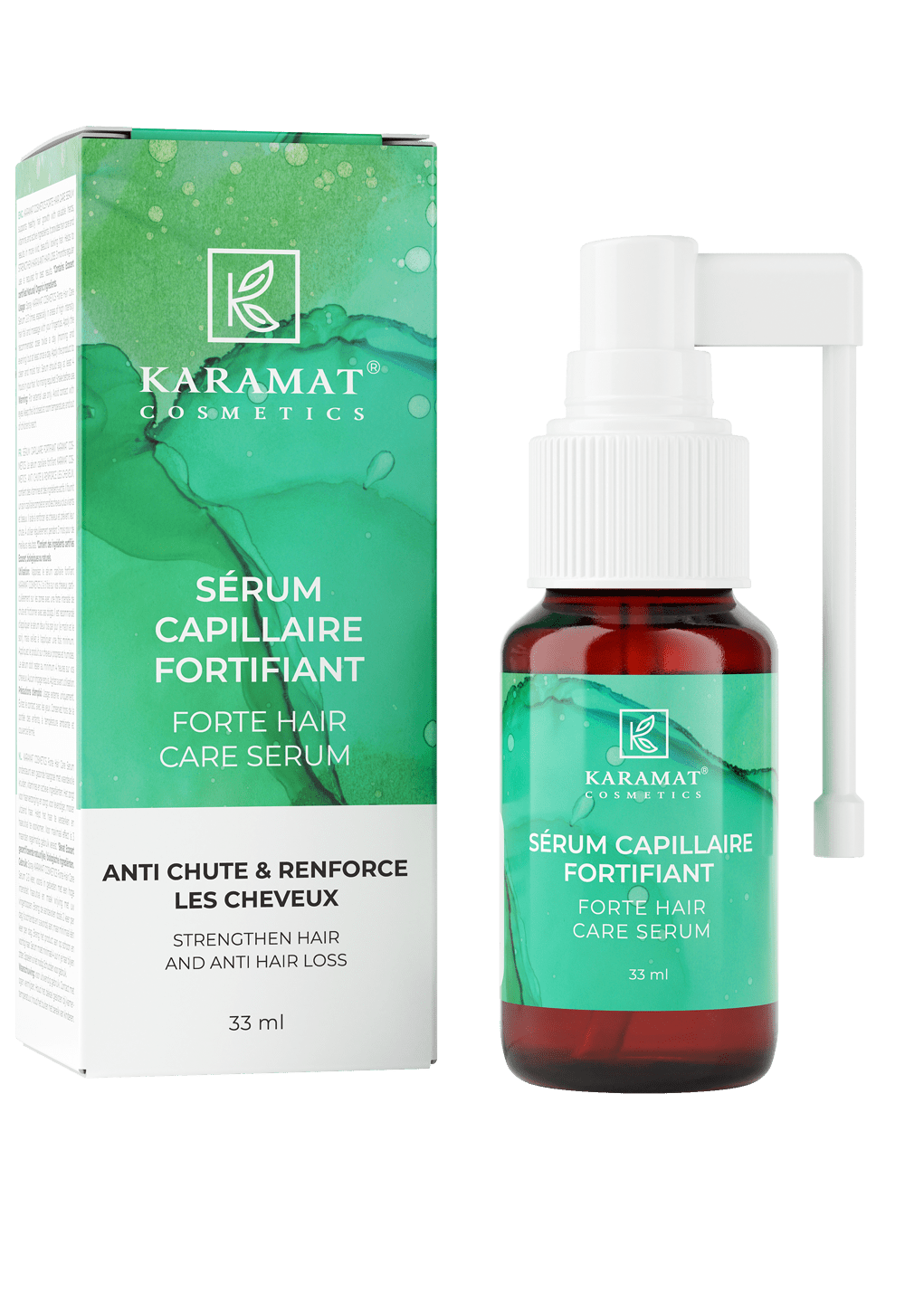 Sérum capillaire fortifiant anti-chute Karamat Cosmetics 33ML Karamat Collection Bien-être et Santé 034966596772 Librairie Musulmane Al-imen