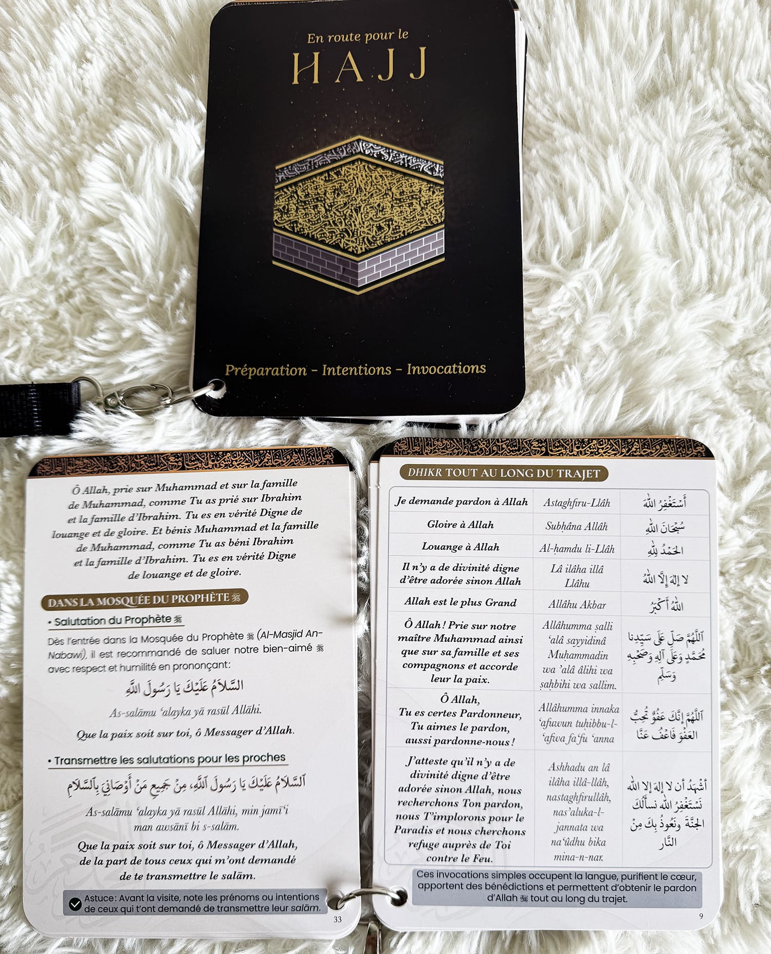 Tour du Cou « En Route pour le Hajj » – Préparation, Intentions et Invocations Sana Pour le Corps 9791022513951 Librairie Musulmane Al-imen