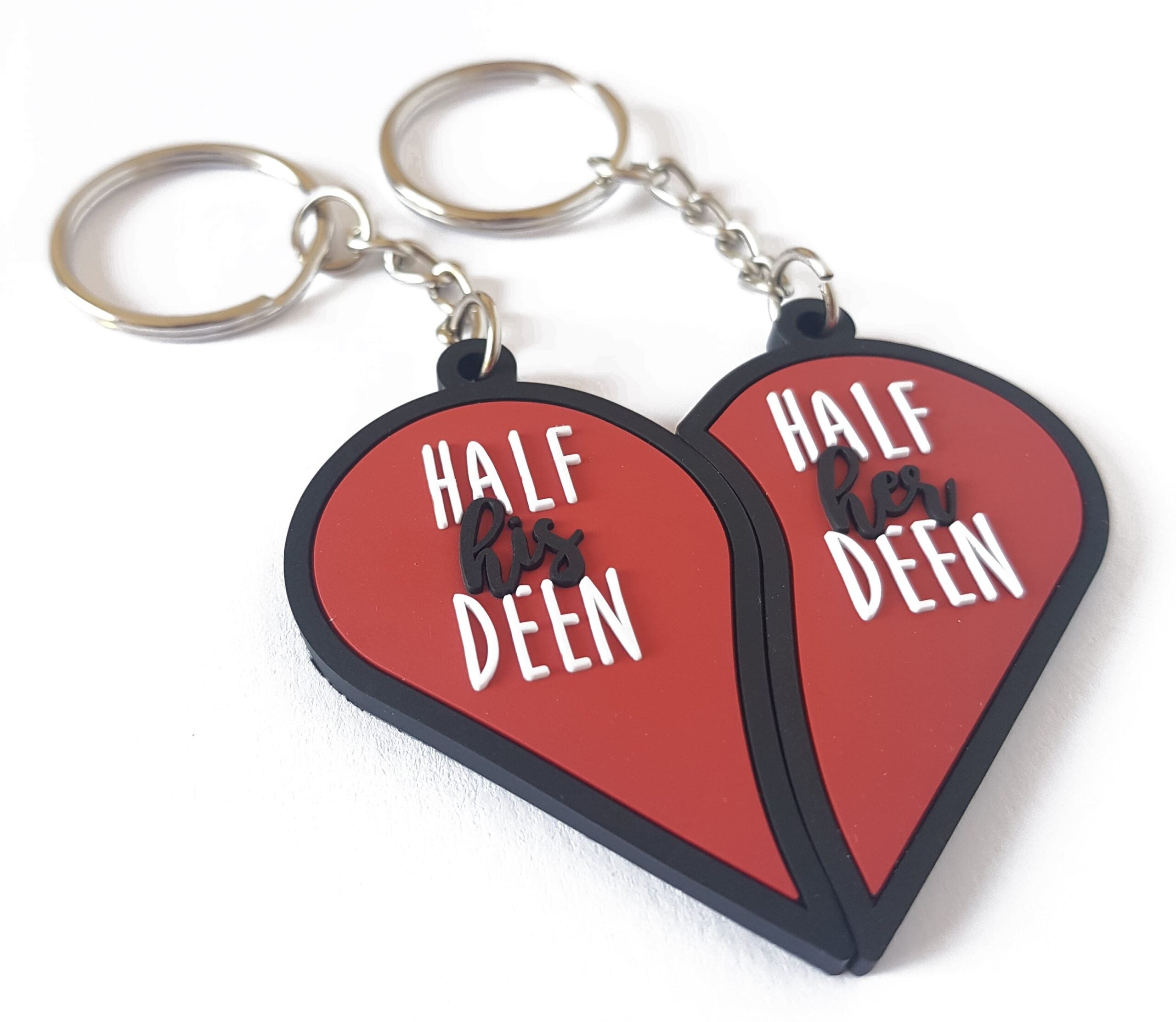 Half his & her deen sleutelhanger